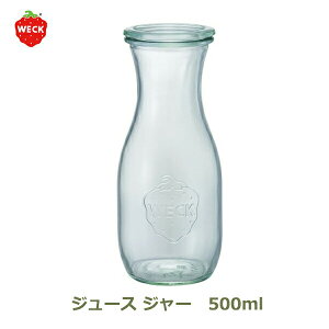 �ő�100%�|�C���g�o�b�N �W���[�X �W���[ 500 ml WE-764 �t�^S�T�C�Y JUICE JAR WECK �E�F�b�N �L���j�X�^�[ �K���X �ۑ� �e�� �ϔM ���� �ۑ��r ������� �L�b�`�� ���[ ���� ���킢�� �C�`�S ������ 