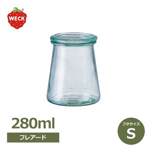 �K���X �e�� WECK 280ml �t�^ S�T�C�Y �L���j�X�^�[ �E�F�b�N WE-560 �C�`�S�� ���� �N���A �W���[�X �W���[ �s�b�`���[ �R�b�v �J�b�v �O���X ������� ���� �W�t �t�^ �Z�b�g �h���b�V���O �����