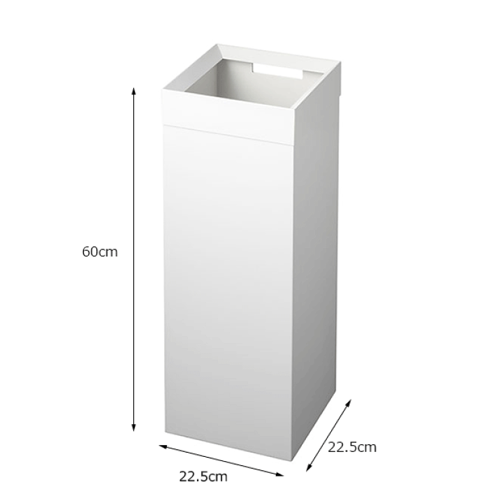 新品 tower ゴミ箱 トラッシュカン スリム ホワイト 高級感のあるデザイン 073044929.jpg