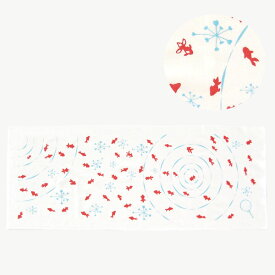 【100円クーポン対象】金魚 手ぬぐい こしぇる工房 メール便 対応 オリジナル手拭い 手ぬぐい マフラー ギフト 岩手 おしゃれ かわいい キャッシュレス還元