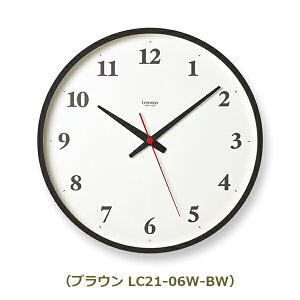 最大100%ポイントバック!※条件あり 壁掛け時計 掛け時計 電波時計 時計 壁付け おしゃれ タカタレムノス プライウッド クロック レムノス アナログ時計 アナログ Lemnos Plywood Clock LC21-06W 送