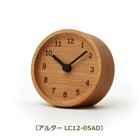 タカタレムノス ムク デスク クロック 置き時計 置時計 レムノス 時計 おしゃれ アナログ時計 アナログ 木製 Lemnos シンプル 日本製 MUKU desk clock LC12-05 ブナ アルダー デザイン時計 ナチュラル リ 送料無料
