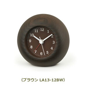 最大100%ポイントバック!※条件あり 置き時計 おしゃれ 置時計 時計 タカタレムノス レスト アラーム時計 電子音 レムノス アナログ時計 アナログ 木製 シンプル Lemnosrest LA13-12 送料無料 ラ