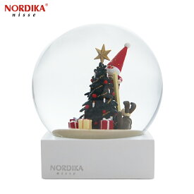 最大700円オフクーポン【先着利用】数量限定 ノルディカ ニッセ NORDIKA nisse スノードーム サンタ イヌ クリスマス ラメ 北欧 おしゃれ インテリア 雑貨 プレゼント ギフト 冬 スノーグローブ 送料無料 ラッピング対応 グッズ 妖精 ナチュラル 飾り トナカイ 雪 スノー