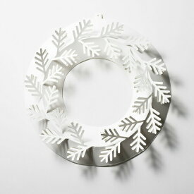 もみの木 S ペーパー リース 樅 シンプル ホワイト メール便 対応 Paper Wreath 紙 白 おしゃれ 飾り オーナメント インテリア クリスマス 伊藤千織 デザイン 玄関 一年中飾れる サマー スプリング オータム ウ 送料無料