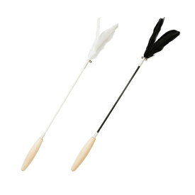 100円クーポン対象 猫 猫じゃらし セット ねこじゃらし 猫用品 付け替え 木製 ハンドル 付き 羽根 2色 pidan Handhold ピダン Cat Teaser Wand 可能 おもちゃ スティック 猫雑貨 グース フェザー 雁 ガチョウ 鳥 野生 交換式 取り換えられる ギフトプレゼント 贈り物 猫ちゃ