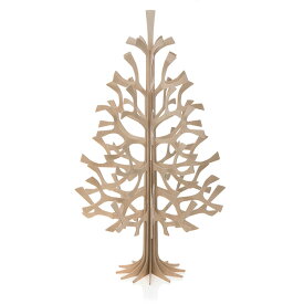 木製 クリスマスツリー Lovi 50cm ロヴィ モミの木 オーナメント 北欧 ナチュラル シンプル おしゃれ かわいい 組み立て式 カード型 グレー momi-no-ki プレゼント ギフト フィンランド 送料無料