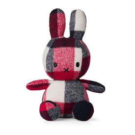 ぬいぐるみ ミッフィー 大人 グッズ チェック柄 23cm おしゃれ かわいい インテリア うさぎ ブルーナ プレゼント ラッピング対応 3歳以上 BTT-017 バレンタイン 送料無料 タータン マドラス ウサギ ミニ キャラクター 大人 子供 ボン
