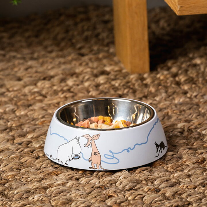 楽天市場 ポイント2倍 ペット フード ボウル 皿 食器 S サイズ ミニ 子 猫 犬 用 ドッグ キャット パステル ブルー ムーミン グッズ ギフト シンプル 北欧 Muurla ムールラ Mra 贈り物 可愛い くすみ ナチュラル スニフ プレゼント 餌