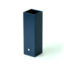 【100円クーポン対象】フラワーベース 花瓶 TSUMIKI つみき Mサイズ ネイビー ALART アルアート IZTM-2N 花器 日本製 シンプル おしゃれ アルミ ガラス 青 navy キャッシュレス還元