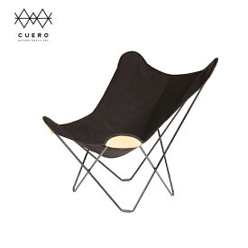 BKF バタフライ チェア Butterfly Chair マリポサ Cuero クエロ キャンバス ブラック 黒 麻 布 インテリア シック 高級 ブランド ウッドデッキ おしゃれ かっこいい シンプル 送料無料