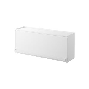 タワー tower 前が開く キッチン カウンター ラック 奥行15cm オープン スライド 棚 収納 大容量 台所 小物 お菓子 パン 片付け 山崎実業 ホワイト ブラック 送料無料 シンプル おしゃれ 白 黒 両