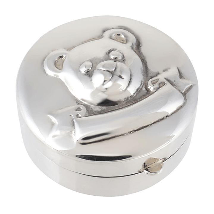 楽天市場】ピルケース 乳歯入れ 小物入れ ベア シルバー925 純銀