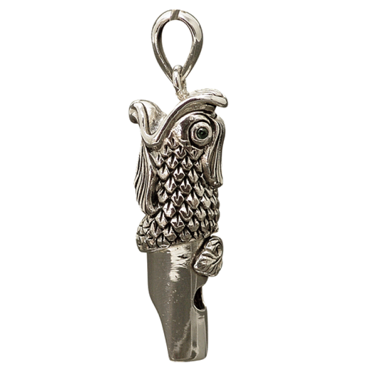 楽天市場】笛 ホイッスル 魚 コイ 鯉 シルバー925 エメラルド