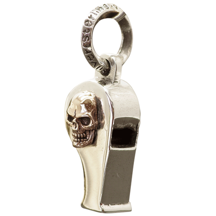 楽天市場】笛 ホイッスル スカル ガイコツ シルバー925 送料無料 代