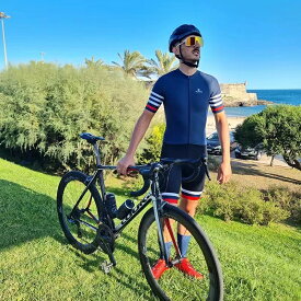 人気新作トライアスロン用 トライスーツ メンズ トライアスロンスーツ 競技 ウェットスーツ 大きいサイズ 夏用 サイクルウエア 自転車 ロードバイクウェア 吸汗速乾 通気 生地は伸縮性がある