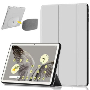 Google Pixel Tablet 2023 ��p �P�[�XPU���U�[ �O�[�O�� �s�N�Z�� Tablet �J�o�[ �V���v�� �C�菝�h�~ �y�� ���^ �h�Ռ� PU���U�[ �\�t�g Google Pixel Tablet �Ή��i�u���b�N�j