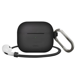 UNIQ AirPods 3 �P�[�X Airpods ��3���� �P�[�X ���C�����X�[�d�Ή� �Ռ� �z�� �ی� LED�� �V���R���J�o�[ �J���r�i/�X�g���b�v �t�� Vencer