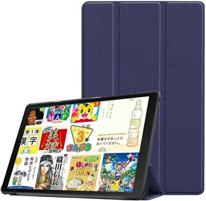 Fire HD 10 �P�[�X2023�V�^ ��13���� 10.1�C���`��p�ی�J�o�[ �S�ʕی�P�[�XPU���U�[�� �y�� ���^ �X�^���h�@�\ �Ռ��z�� Fire hd10 2023�^�u���b�g�P�[�X��p (�u���[)