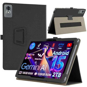 For FIT T10 Tab/aiwa tab AB10 (JA5-TBA1012) �P�[�X FIT/aiwa �^�u���b�g 10.1�C���` Android15 �Ή� �p�̃P�[�X PU���U�[�J�o�[ �X�^���h�\ �n���h�X�g���b�v�t ���C�z�� �Ռ��z�� (