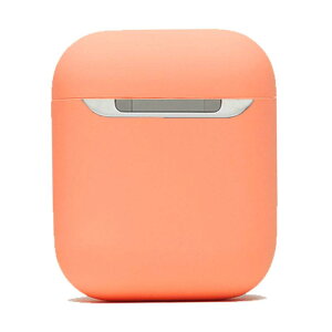 Damon AirPods�P�[�X AirPods��2����Ƒ�1����ɓK�p (�O��LED���C�g��������) Apple���C�����X�C���z��AirPod�p�V���R���V���b�N�v���[�t�ی�J�o�[ (�t���~���S)