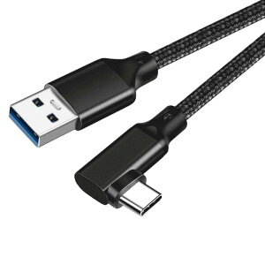 USB-C  USB-A 3.1(Gen2) �P�[�u�� L�� Type C �P�[�u�� 60W 3A�}���[�d 10Gbps�f�[�^�]�� �^�C�v c �P�[�u�� ���ϋv�i�C�����҂� Galaxy �AiPad Pro (2018) / MacBook/M