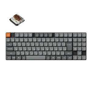 Keychron K13 Max QMK�Ή����C�����X�E�J�X�^�����J�j�J���L�[�{�[�h 2.4GH/Bluetooth/�L���Ή� 80%�i���o�[�p�b�h�t JIS���C�A�E�g �_�u���V���b�gPBT�L�[�L���b�v �z�b�g�X���b�v�Ή�