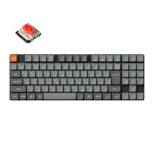 Keychron K13 Max QMK�Ή����C�����X�E�J�X�^�����J�j�J���L�[�{�[�h 2.4GH/Bluetooth/�L���Ή� 80%�i���o�[�p�b�h�t JIS���C�A�E�g �_�u���V���b�gPBT�L�[�L���b�v �z�b�g�X���b�v�Ή�
