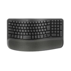 ���W�N�[�� WAVE KEYS K820 ���ɂ��� �G���S�m�~�b�N�L�[�{�[�h Bluetooth Logi Bolt ���{��z�� ���C�����X�L�[�{�[�h ���C�����X ���� �e���L�[ �p�[�����X�g Windows Mac iPad iOS Chrome A