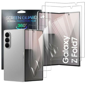 For Galaxy Z Fold7 �p�t�B���� �C�A24���Ԏ��������� ���� TPU �����ߗ� �S�ʕی� �C�A�[�� �p�ȑΉ� ����h�~ ��U�h�~ �t���X�N���[���t�B���� �M�����N�V�[ Z Flip 7�ی�t�B����