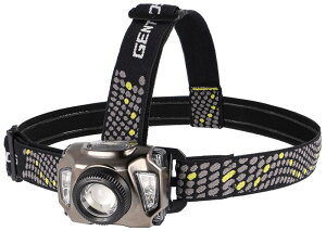 GENTOS(�W�F���g�X) LED �w�b�h���C�g USB�[�d��/�P4�d�r ���邳380~670���[����/���p�_��2.5~3����/�ϐo/�h�H �A�N�X���C AR-100H/AR-243HD/AR-F343HD
