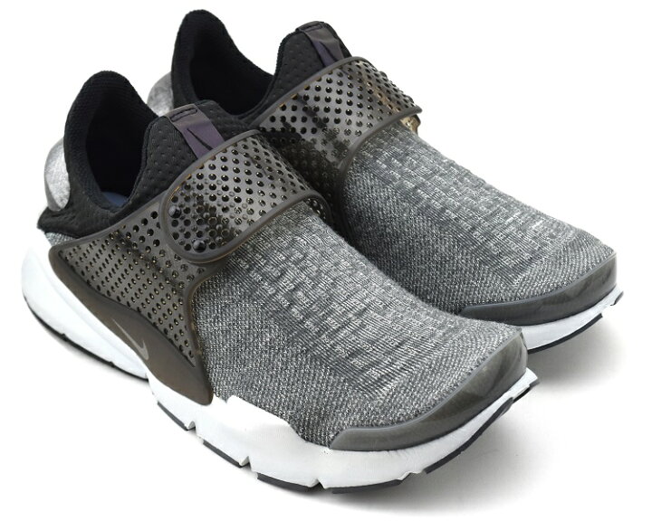 楽天市場 Nike Sock Dart Se Premium Dark Grey Black Pure Platinum ナイキ ソック ダート Se プレミアム ヴィレコ 楽天市場店