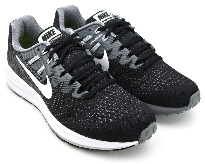 楽天市場 Nike Air Zoom Structure Black White Cool Grey ナイキ エア ズーム ストラクチャー ヴィレコ 楽天市場店