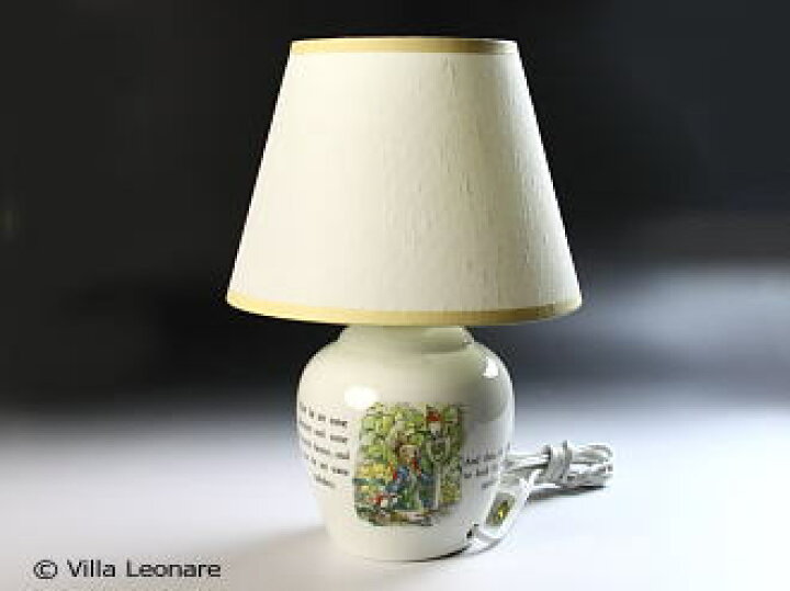 楽天市場】【ウエッジウッド】ピーターラビット 電気ランプスタンド 