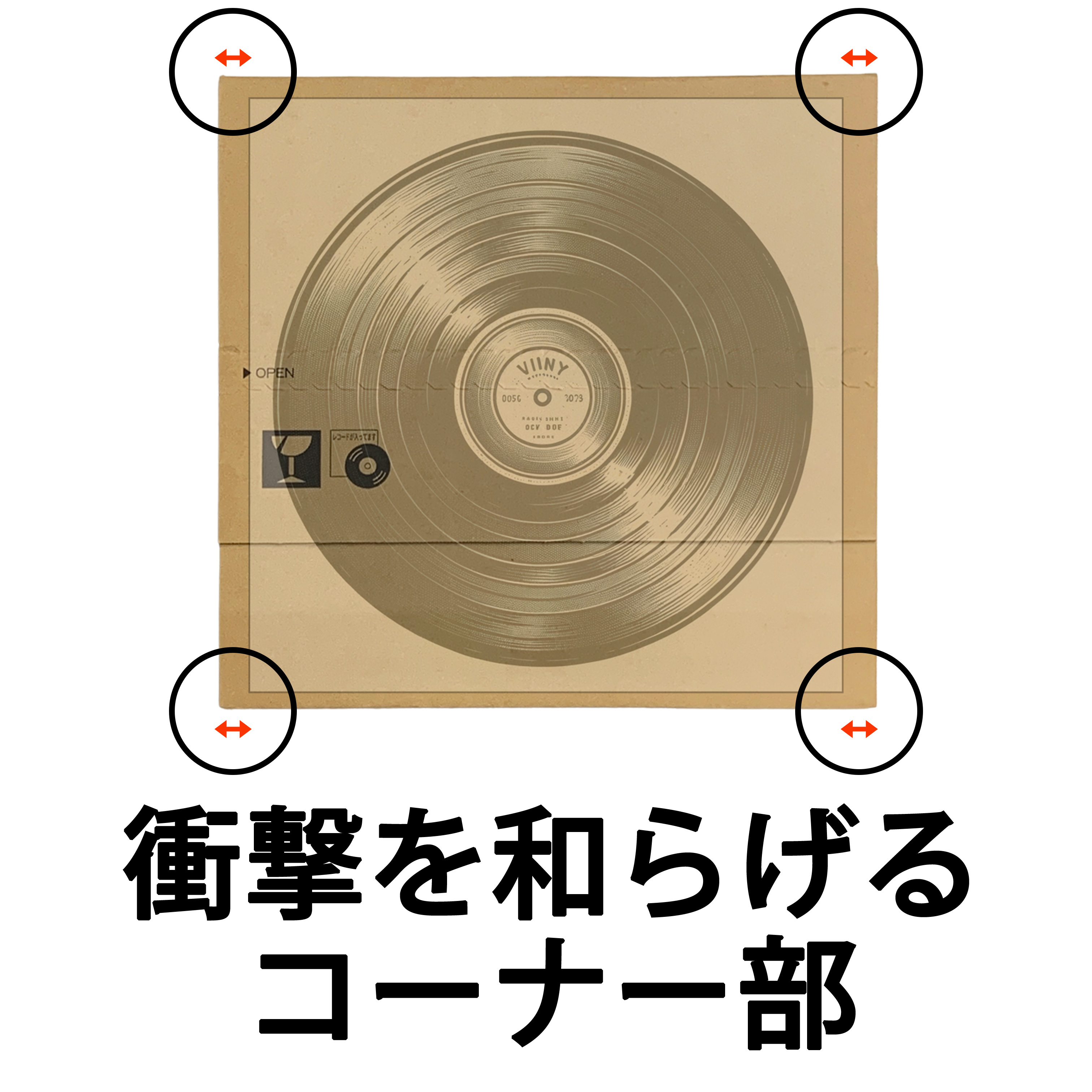 楽天市場】LPレコード／12inchレコード発送用 【25枚セット 送料無料