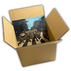ダンボール LPレコード 12インチレコード 80枚用 収納 梱包 発送用 箱 ケース 段ボール VillageBox 100サイズ