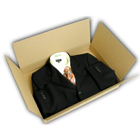 ダンボール スーツサイズ 洋服 着物 コート 送る 箱 発送 梱包 収納 段ボール ボックス VillageBox 100サイズ