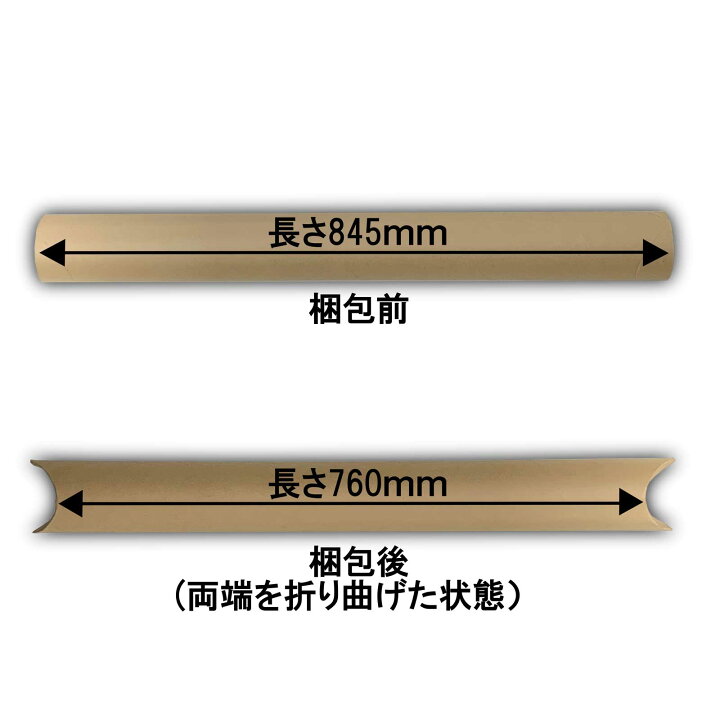 楽天市場】紙管 内径76mm 長さ760mm 紙厚1.0mm 1本〜20本 B1用 