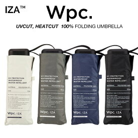 Wpc 日傘 折りたたみ傘 完全遮光100% UPF50+ 遮熱 超撥水傘 IZA 軽量コンパクト 無地 晴雨兼用 PUコーティング Wpc. ワールドパーティー ZA003