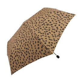 Wpc 折りたたみ傘 軽量 レディース 晴雨兼用傘 レオパード ミニ ポーチタイプ LEOPARD mini Wpc. ワールドパーティー 1606-239