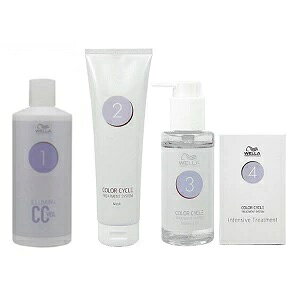 WELLA EG C~iJ[ CCF[ STEP1 500ml + STEP2 295ml + STEP3 100ml + STEP4 15ml×4