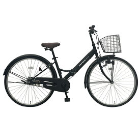 VILLAS CYCLE シティサイクル 折りたたみ自転車 26インチ ジュニア 子供 シングルギア 折り畳み カゴ・カギ・ライト 付き ママチャリ シティバイク ギフト プレゼント 学生 通学 街乗り ヴィラスサイクル P-261