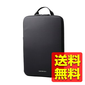 パソコンケース 14インチ ハンドル付 縦型 PCバッグ 衝撃吸収 スリム 【 ~14インチ MacBook Chromebook Lenovo など 収納可 】 ZEROSHOCK ブラック PCケース PCケース ZSB-IBTHVL14BK / ELECOM エレコム 【送料無料