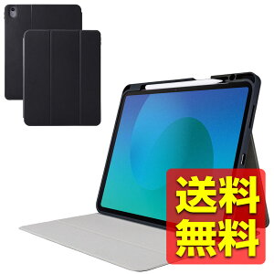 iPad Air 13C` (M3/M2) 2025/2024N P[X Apple Pencil[ X[v[hΉ ≘ꂪtɂ\tgU[ ubN ACpbhGA[ ACpbhGA[ TB-A25XSABK / ELECOM GR y