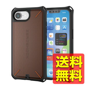 iPhone 16e �P�[�X �ϏՌ� �Ռ��z�� D3O�f�� ZEROSHOCK MIL�X�^���_�[�h �g���v���X�g���N�`���[�݌v �Ռ��z���t�B�����t�� �X�g���b�v�z�[���t�� �u���b�N �A�C�t�H�� �[���V���b�N PM-A25SZEROD3BK / EL