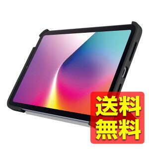 iPad mini (A17 Pro 2024�N) mini (��6����) �P�[�X �J�o�[ �t���b�v�P�[�X TPU�f�� �Ռ��ɋ��� ���^ �y�� �w�ʃN���A �t���[���J���[ �u���b�N �A�C�p�b�h �~�j / �A�C�p�b�g�~�j TB-A25SWVFCBK / ELECOM �G��