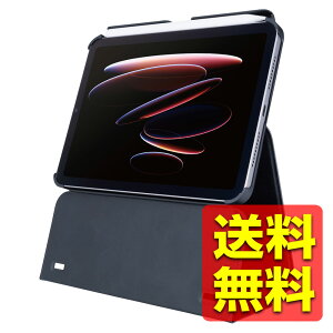 iPad mini (A17 Pro 2024�N) mini (��6����) �P�[�X �J�o�[ ���i�K�������� �I�[�g�X���[�v/�I�[�g�E�F�C�N �\�t�g���U�[ �u���b�N �A�C�p�b�h �~�j / �A�C�p�b�g�~�j TB-A25SWVH2BK / ELECOM �G���R�� �y����