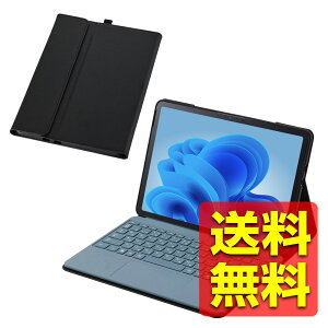 Surface Pro 12�C���` �\�t�g���U�[�P�[�X ��p�ی�J�o�[ �Ռ��z�� TPU ��ʕی� �t���b�v �t���[�A���O�� �^�b�`�y�����[ �L�[�{�[�h�Ή� ���������܂܏[�d�\ �u���b�N TB-MSP25PLF2CBK / ELECOM �G