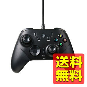 �Q�[���p�b�h �L�� XInput DirectInput Xbox�n�z�u �z�[���G�t�F�N�g �w�ʃ{�^������ 15�{�^�� �u���b�N JC-GP60XVBK / ELECOM �G���R�� �y���������z