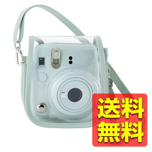 �`�F�L instax mini12 ��p�J�����P�[�X �ی�J�o�[ �N���A�^�C�v �y�P�[�X�t���b�v���߂��邾���ŎB�e�\�z ����ق��肩���� �X�g���b�v�t�� �O���[�� IC-CCM12GN / ELECOM �G���R�� �y��������